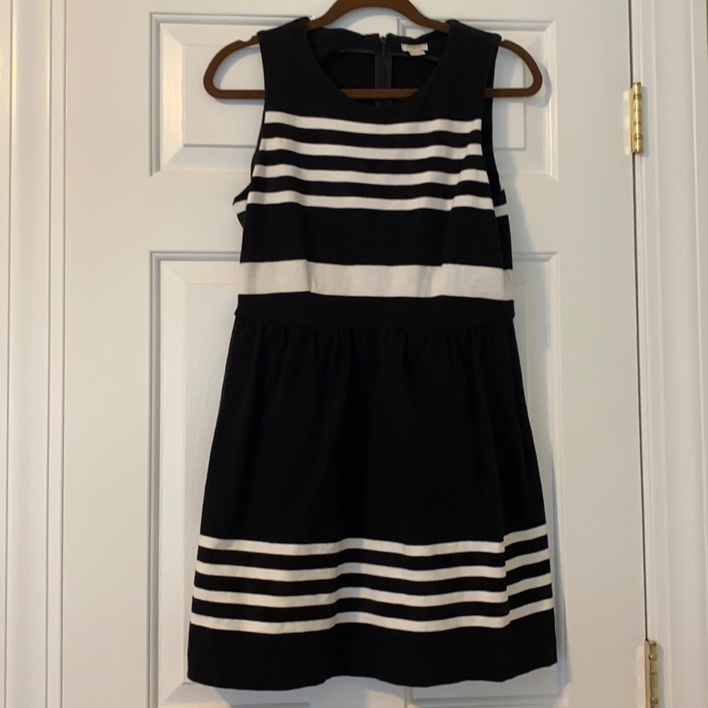 Jcrew knit striped dress